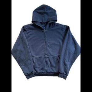 Yeezy Gap Unreleased Zip Up Hoodie in Tapestry Navy XL